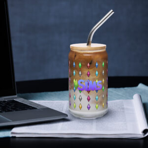 Vaso de vidrio "Sims"