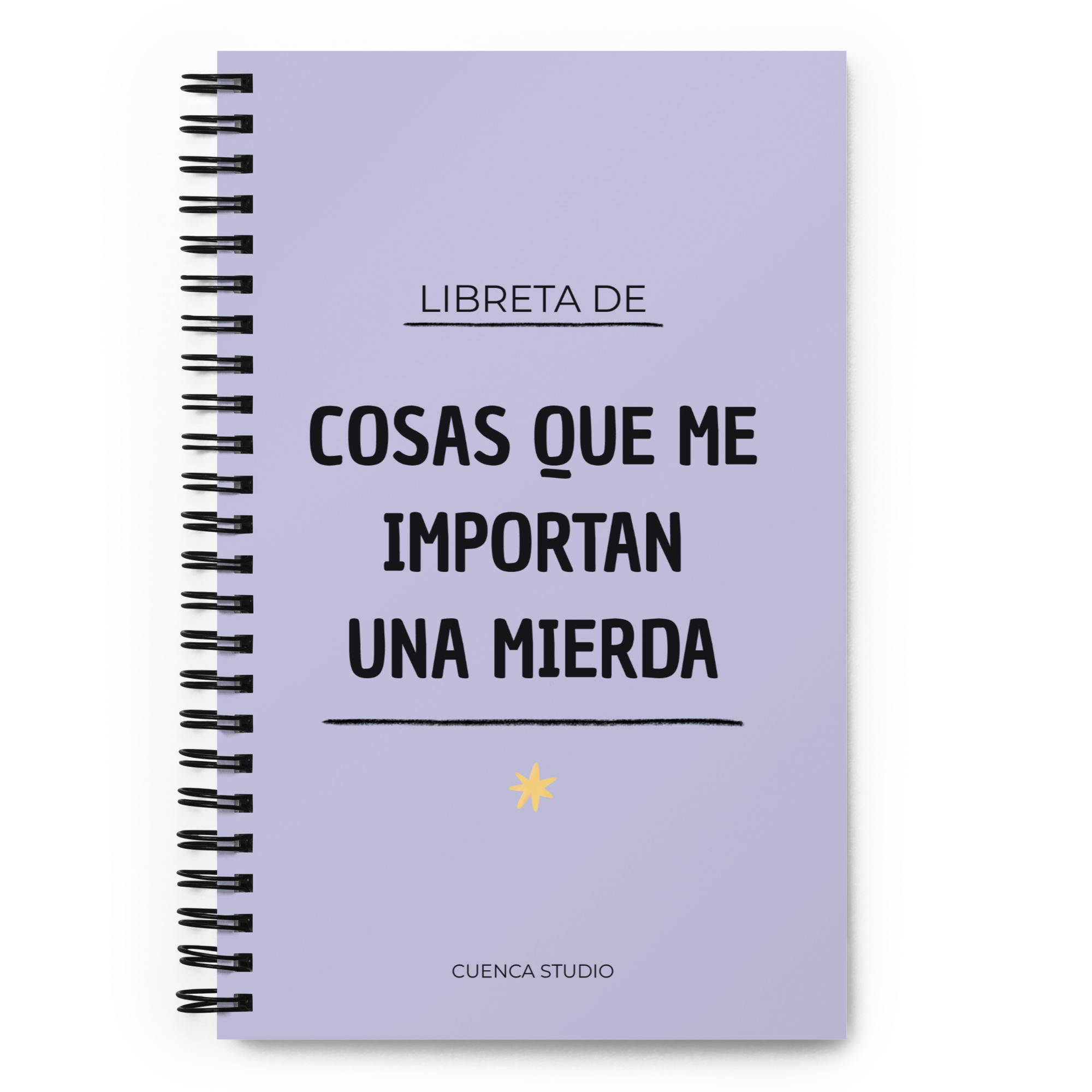 Cuaderno cosas que me importan una mierda | Drop 01 - Imagen 2