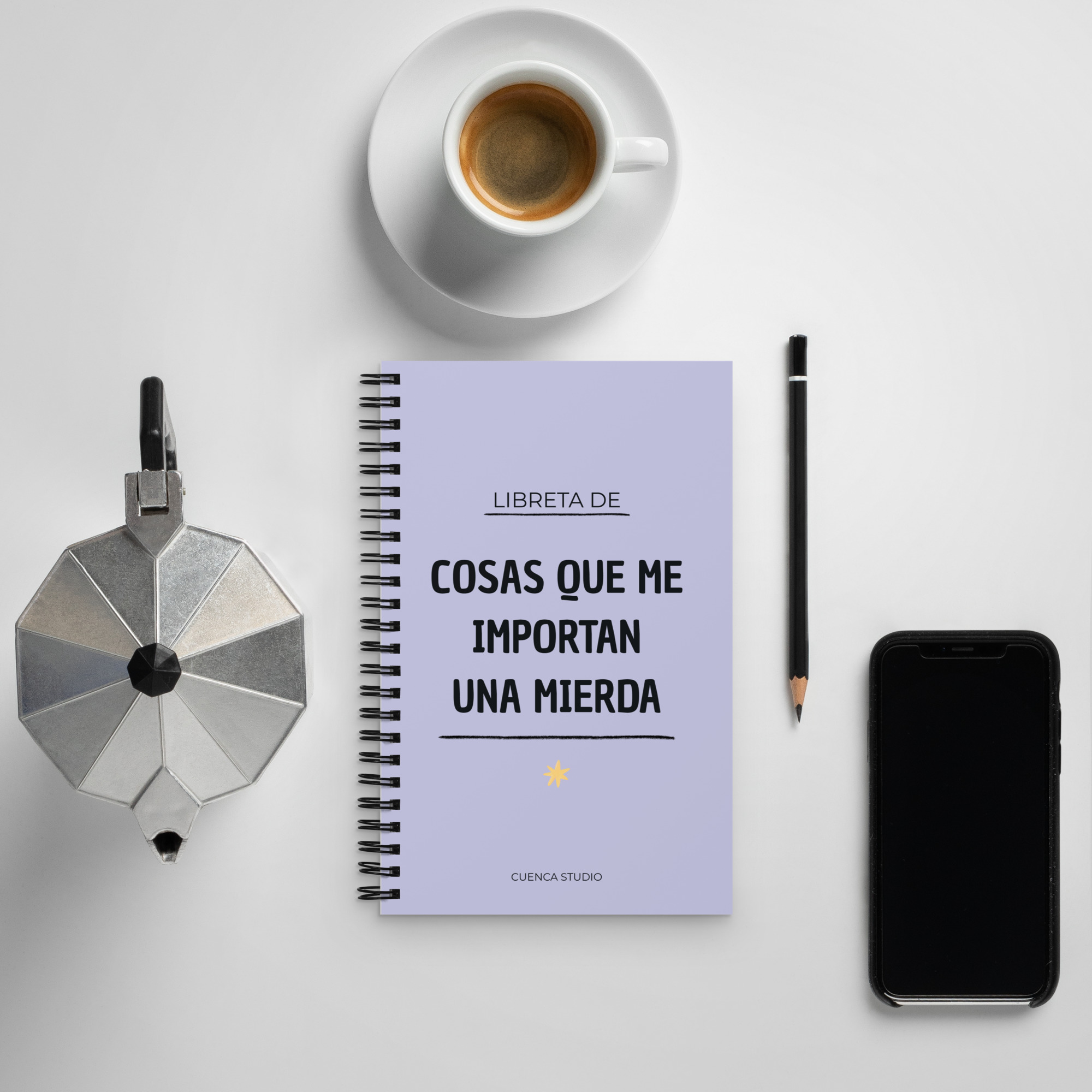 Cuaderno cosas que me importan una mierda | Drop 01