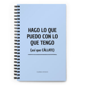 Cuaderno "Estoy haciendo lo que puedo" | Drop 01