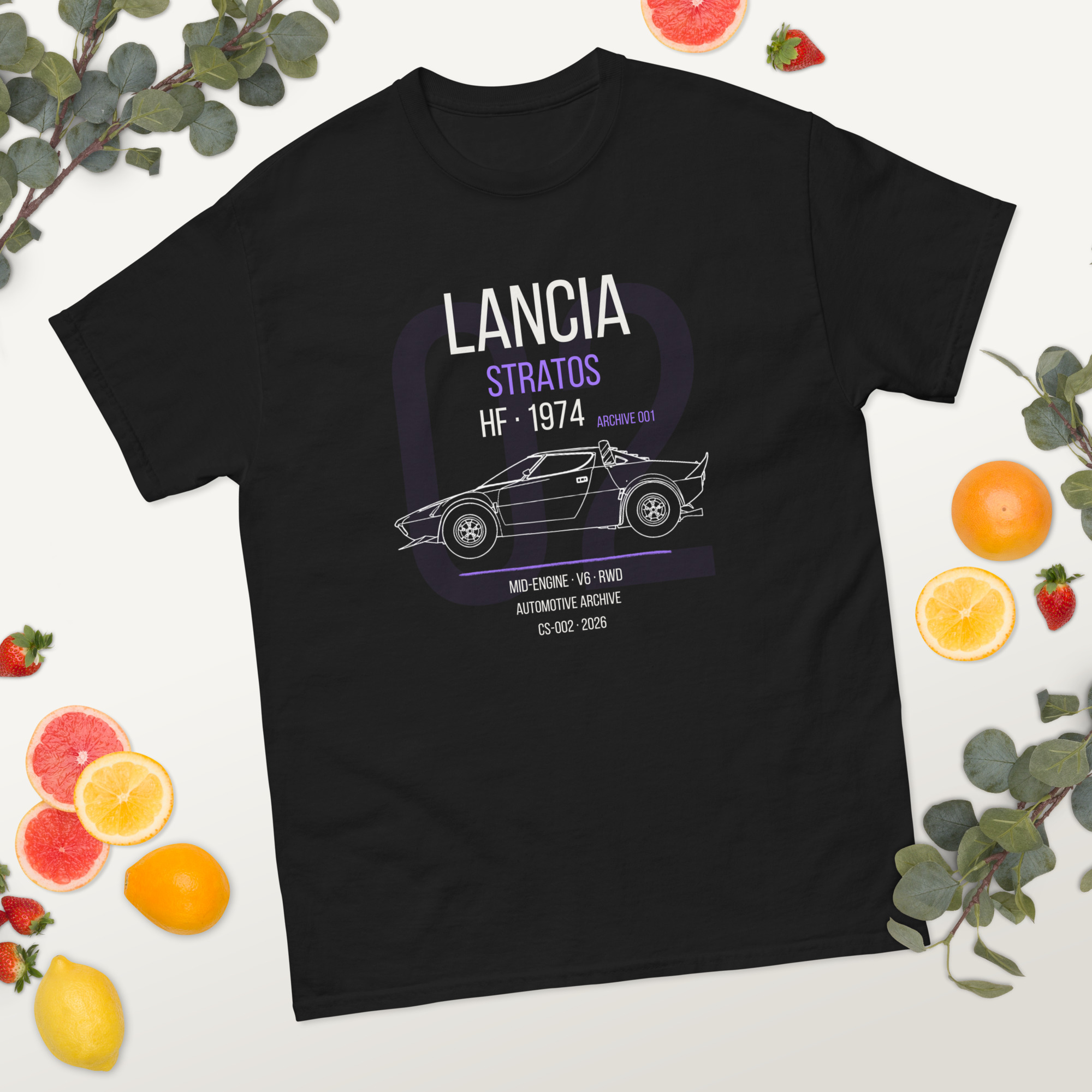 Camiseta Automoción (Lancia Stratos) | Drop 01