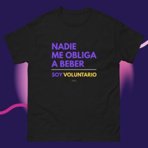 Camiseta nadie me obliga a beber (Pron. Masc.) | Drop 01