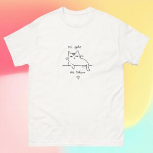 Camiseta "Mi gato me tolera" | By Gianna